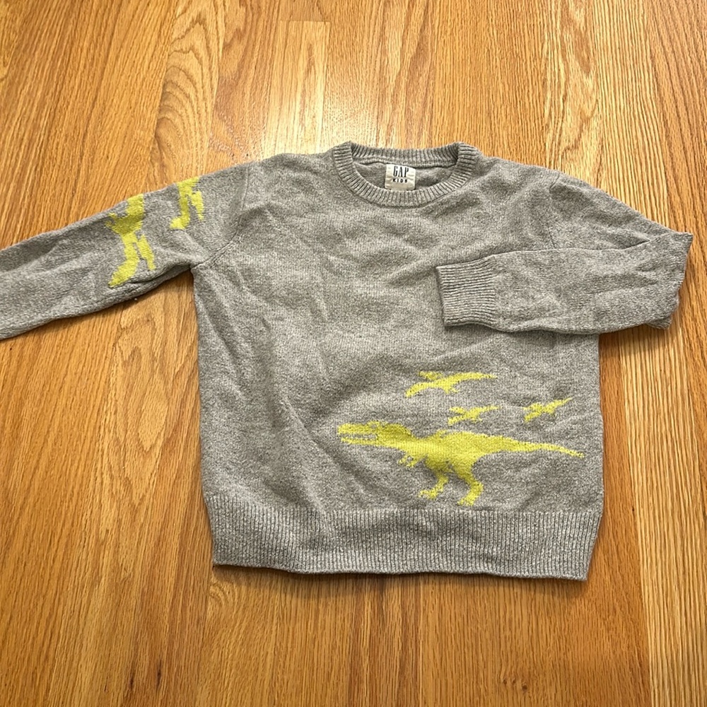 GAP kids dinosaur sweater